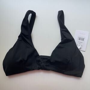 Andie Swim The Belmar Top Women’s Size XS Black Bikini Top NWT